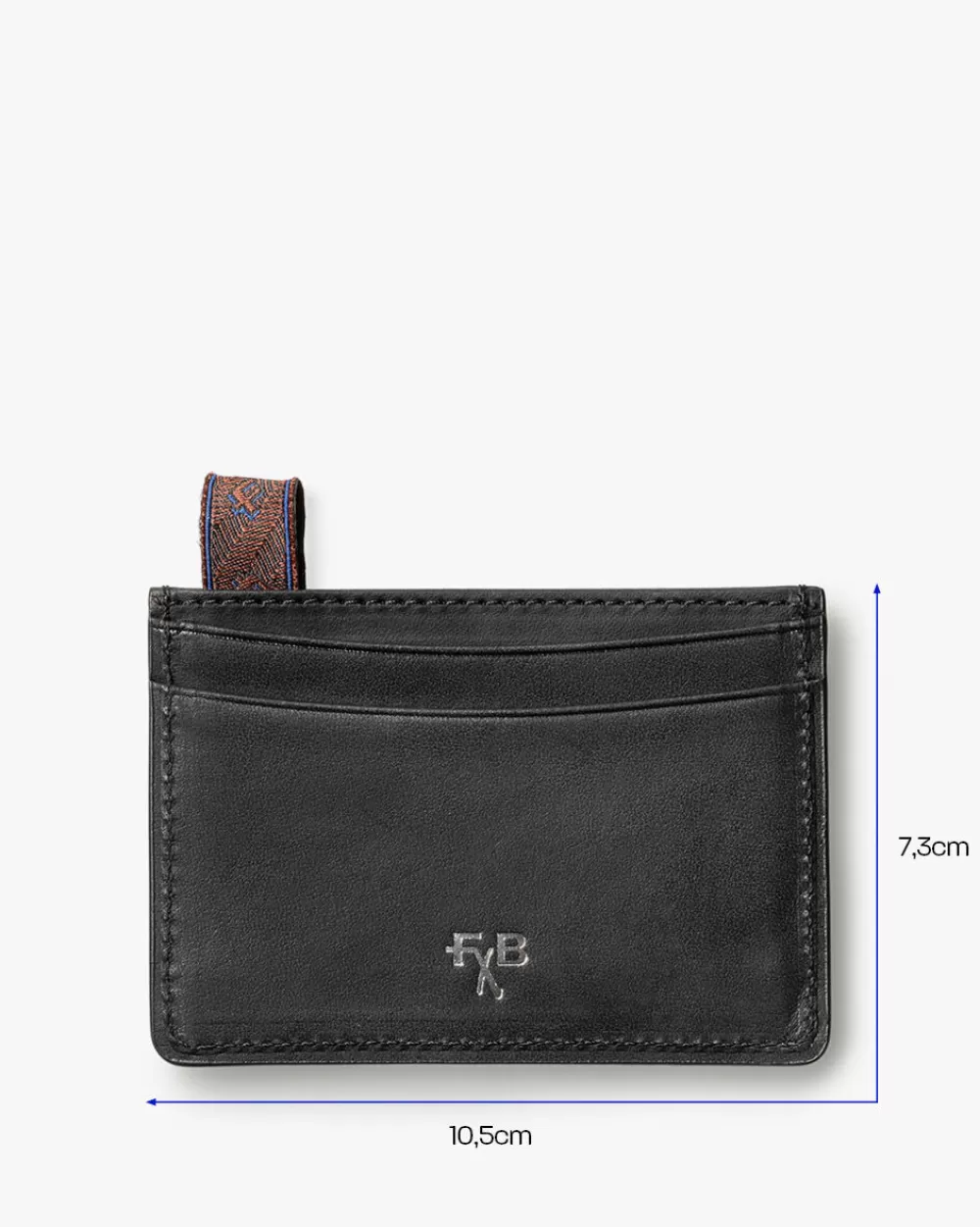 Floris van Bommel Kleinlederwaren></noscript>Bankkarten-Etui Leder Schwarz