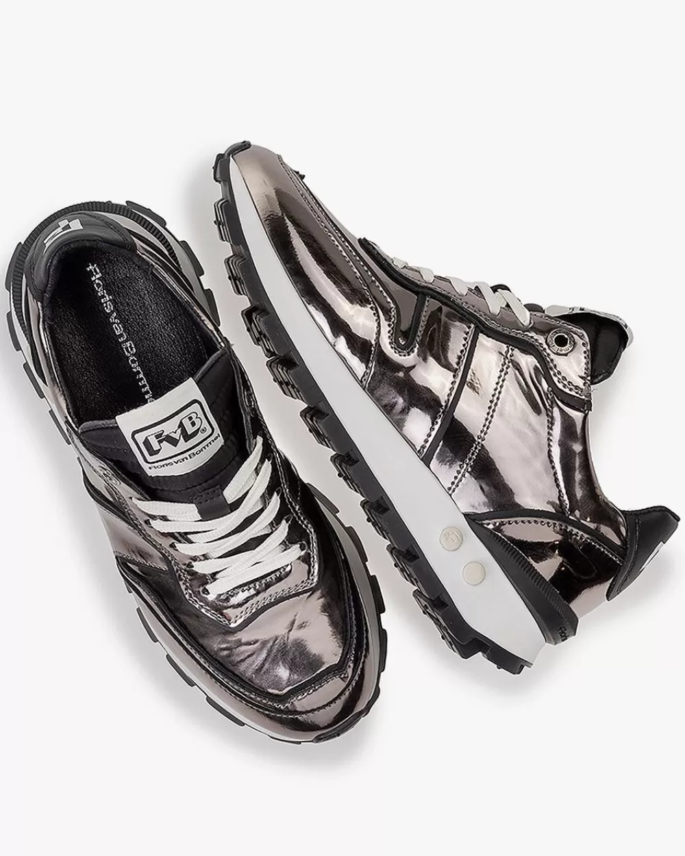 Floris van Bommel Sneaker>Blokki 01.14 Silber