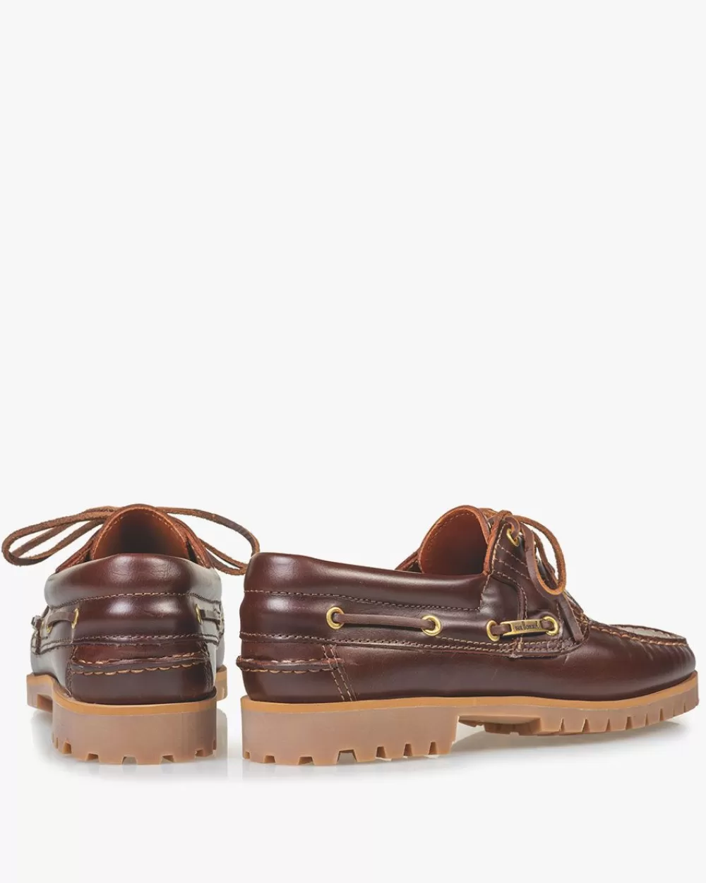 Floris van Bommel Bootsschuhe | Mokassins></noscript>Boat Shoe 01.20 Rotbraun