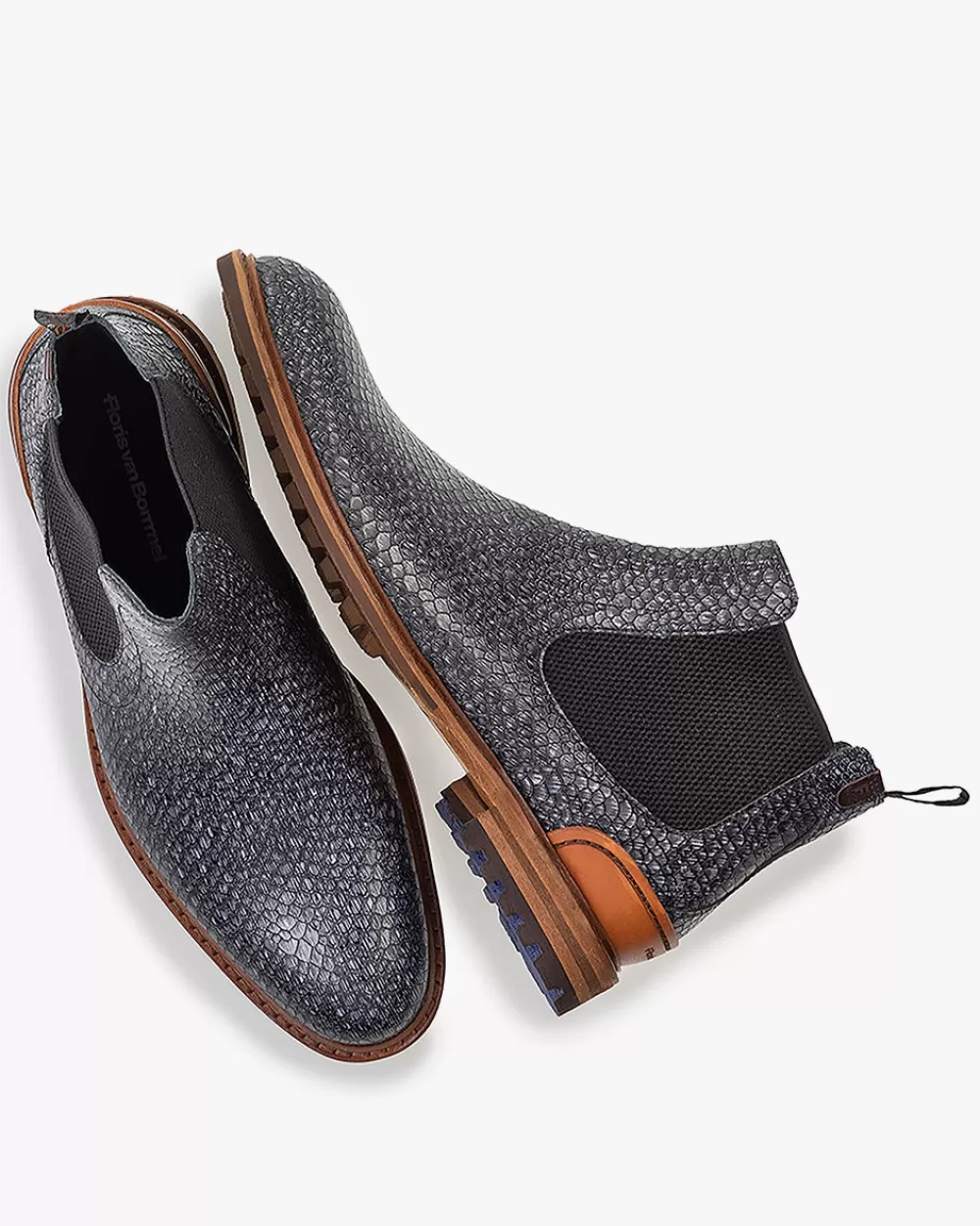 Floris van Bommel Extravagant | Chelsea Boots></noscript>Crepi 12.02 Dunkelgrau