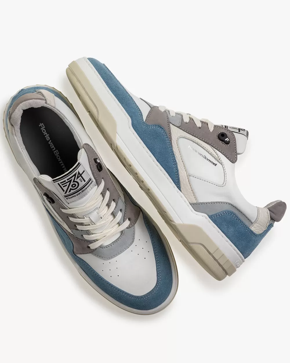 Floris van Bommel Sneaker></noscript>De Dunker 03.05 Hellblau