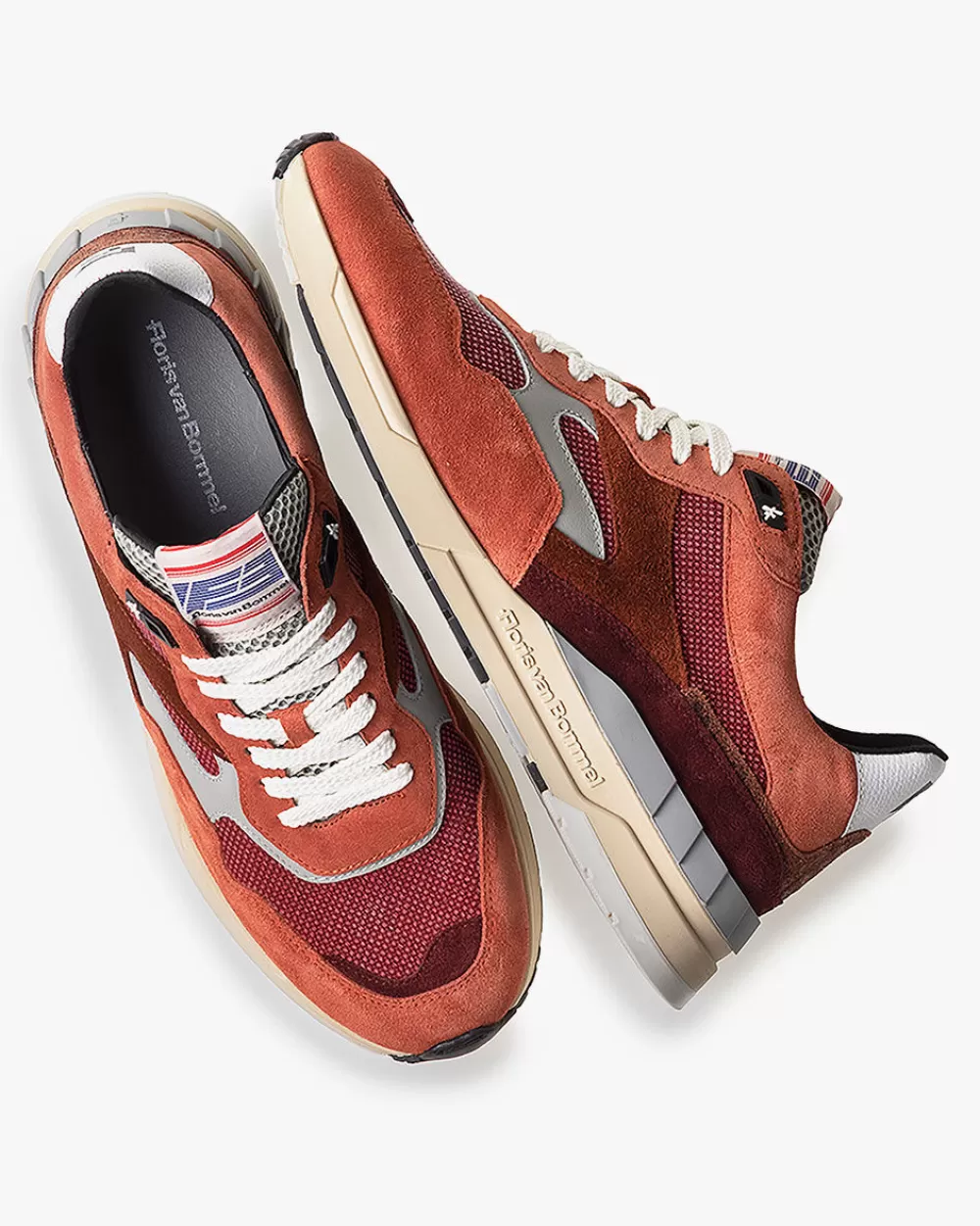 Floris van Bommel Extravagant | Sneaker></noscript>De Runner 02.14 Rot