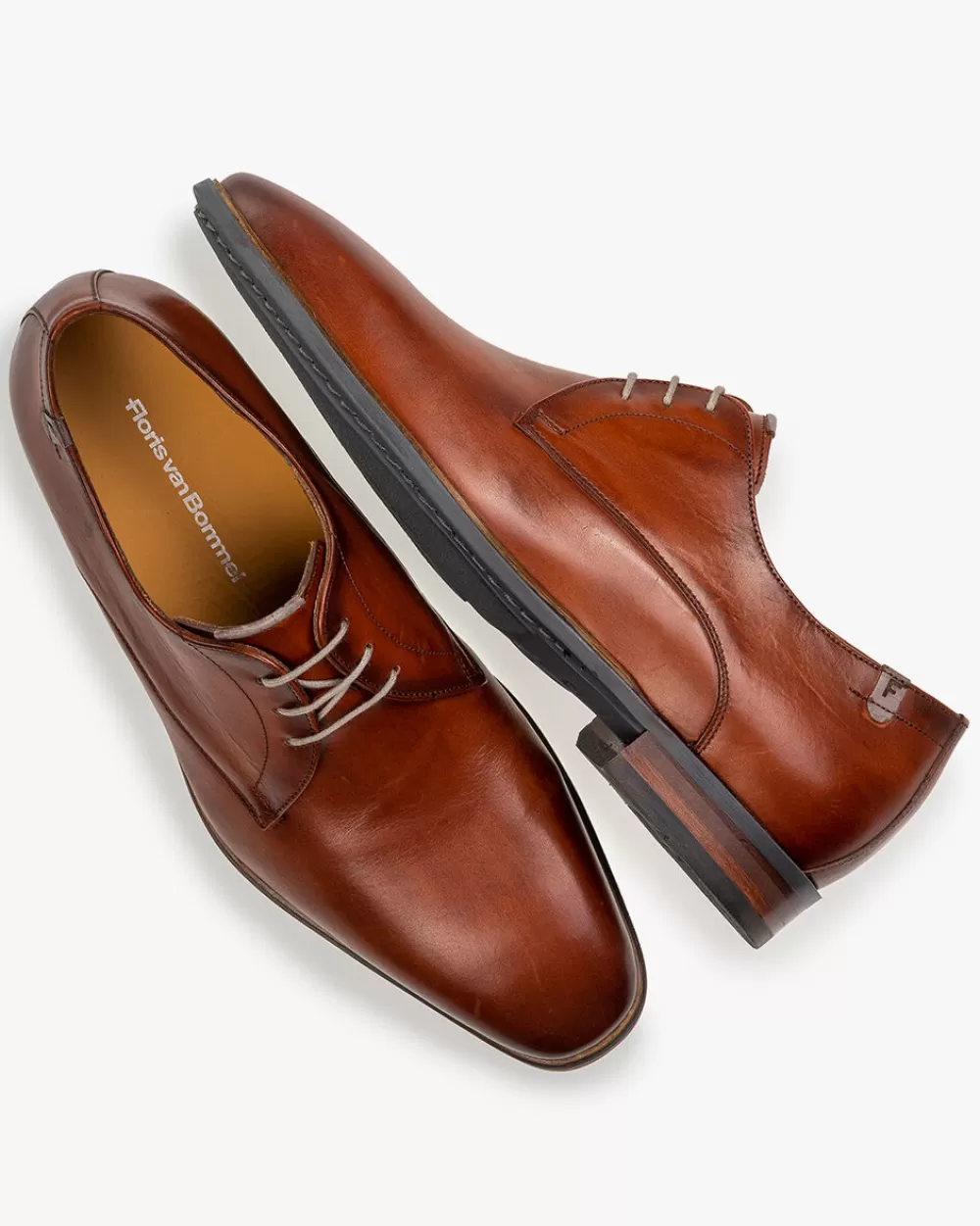 Floris van Bommel Casual im Büro | Business Schuhe></noscript>De Slimmer 04.00 Dunkelcognac