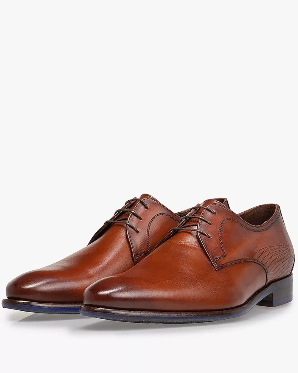Floris van Bommel Hochzeit | Business Schuhe></noscript>De Stapper 43.00 Dunkelcognac