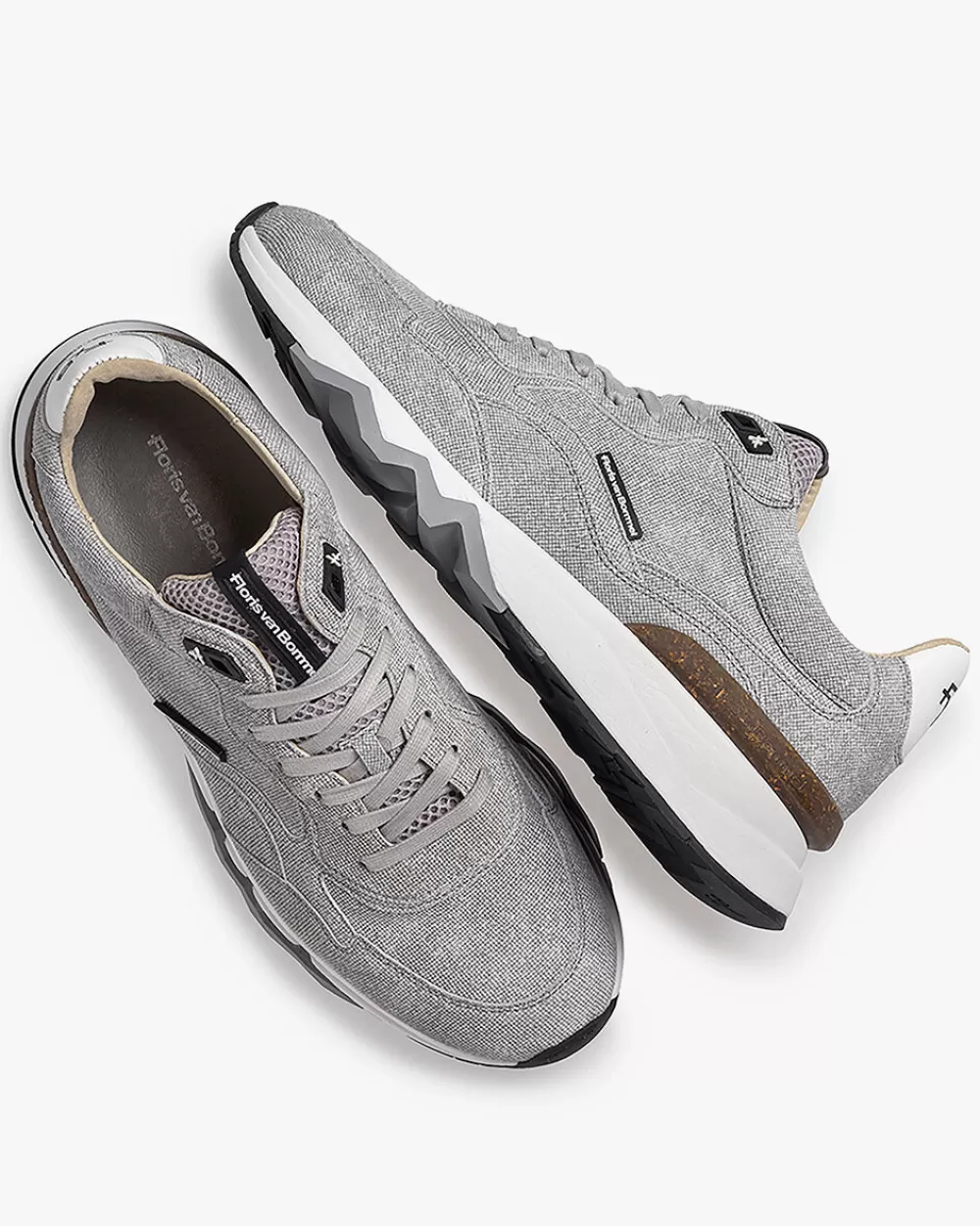 Floris van Bommel Sneaker></noscript>De Zager 02.48 Hellgrau
