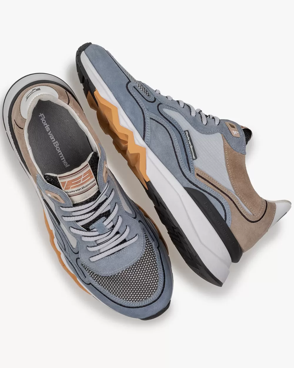 Floris van Bommel Sneaker></noscript>De Zager 03.00 Hellblau