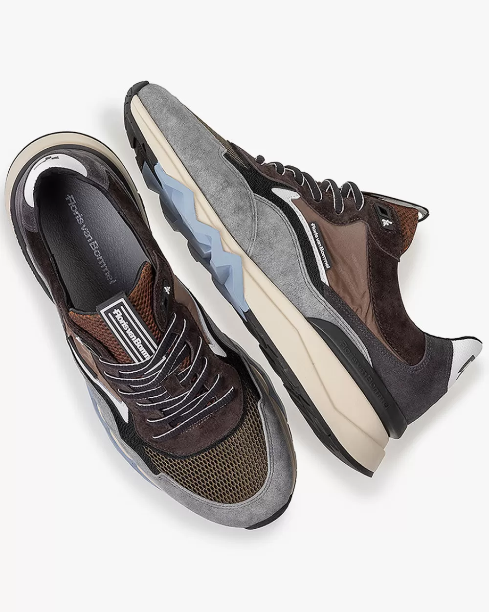 Floris van Bommel Sneaker></noscript>De Zager 05.01 Grau kombi