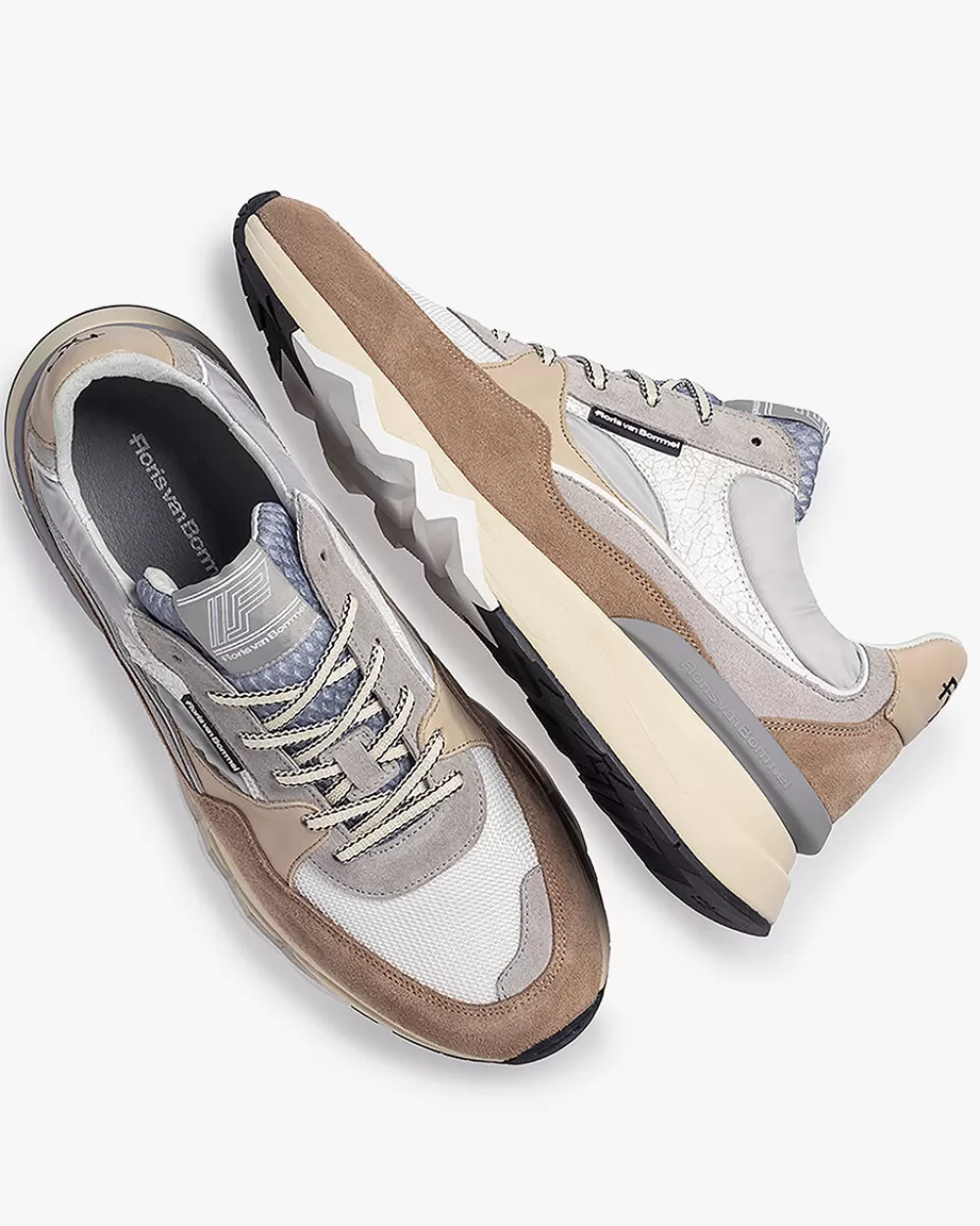 Floris van Bommel Sneaker></noscript>De Zager 07.09 Hellbraun