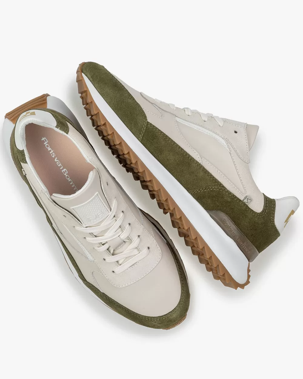 Floris van Bommel Sneaker></noscript>Sharki 09.02 Grün/Weiß