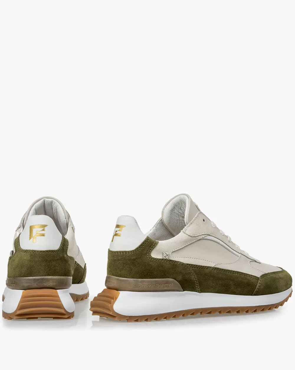 Floris van Bommel Sneaker></noscript>Sharki 09.02 Grün/Weiß