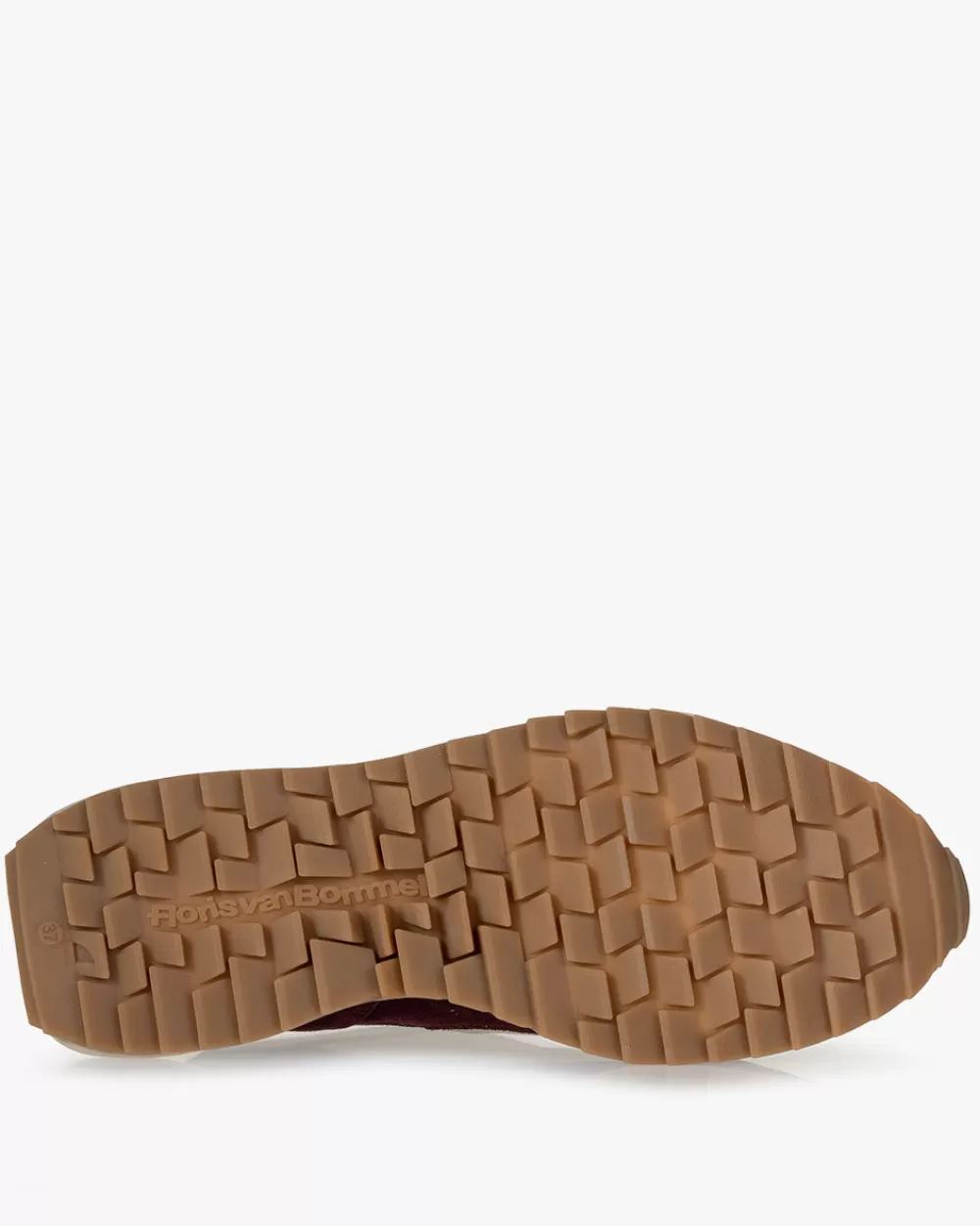 Floris van Bommel Sneaker></noscript>Sharki 09.03 Bordeauxrot/Weiß