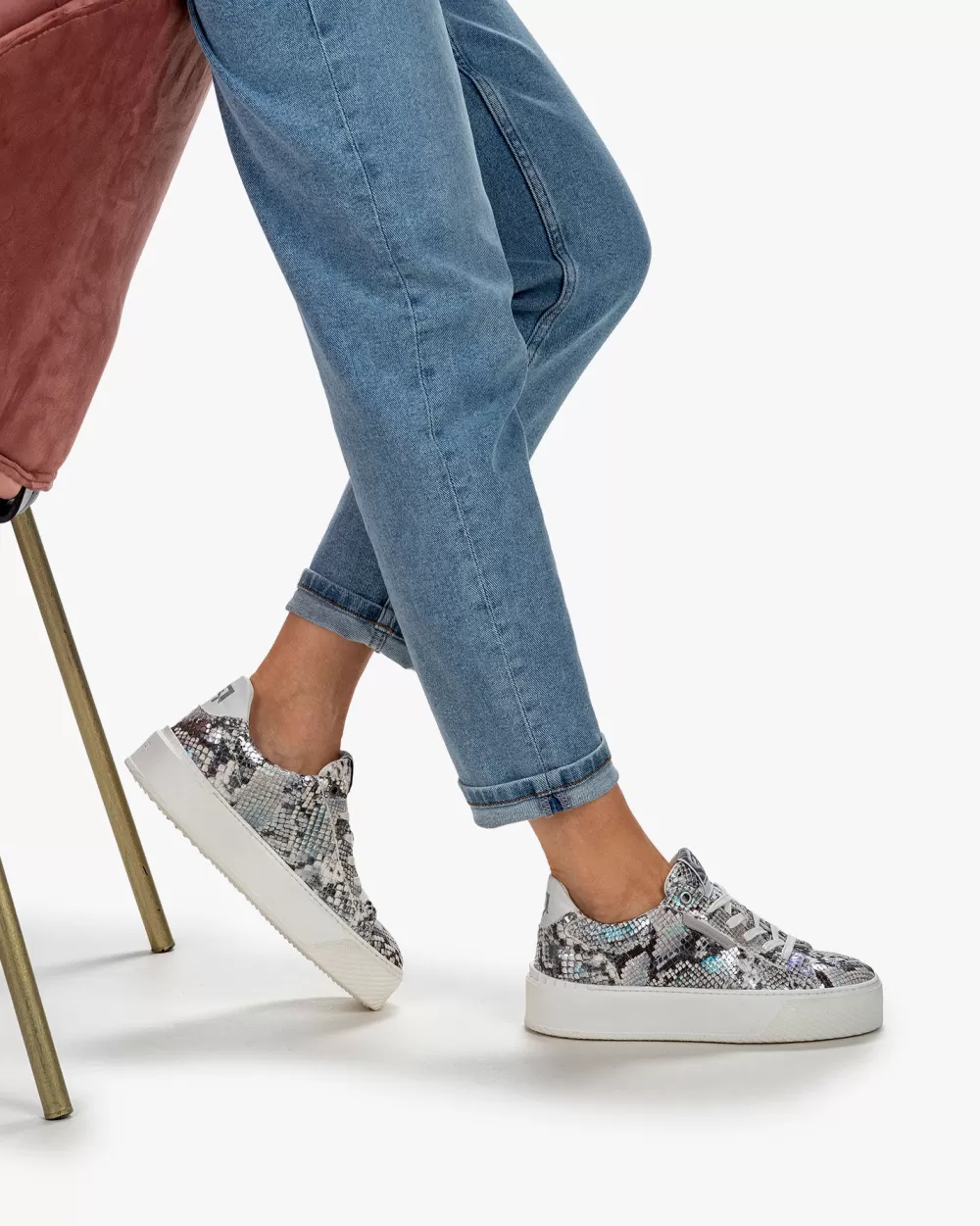 Floris van Bommel Sneaker>Winni 01.08 Silber