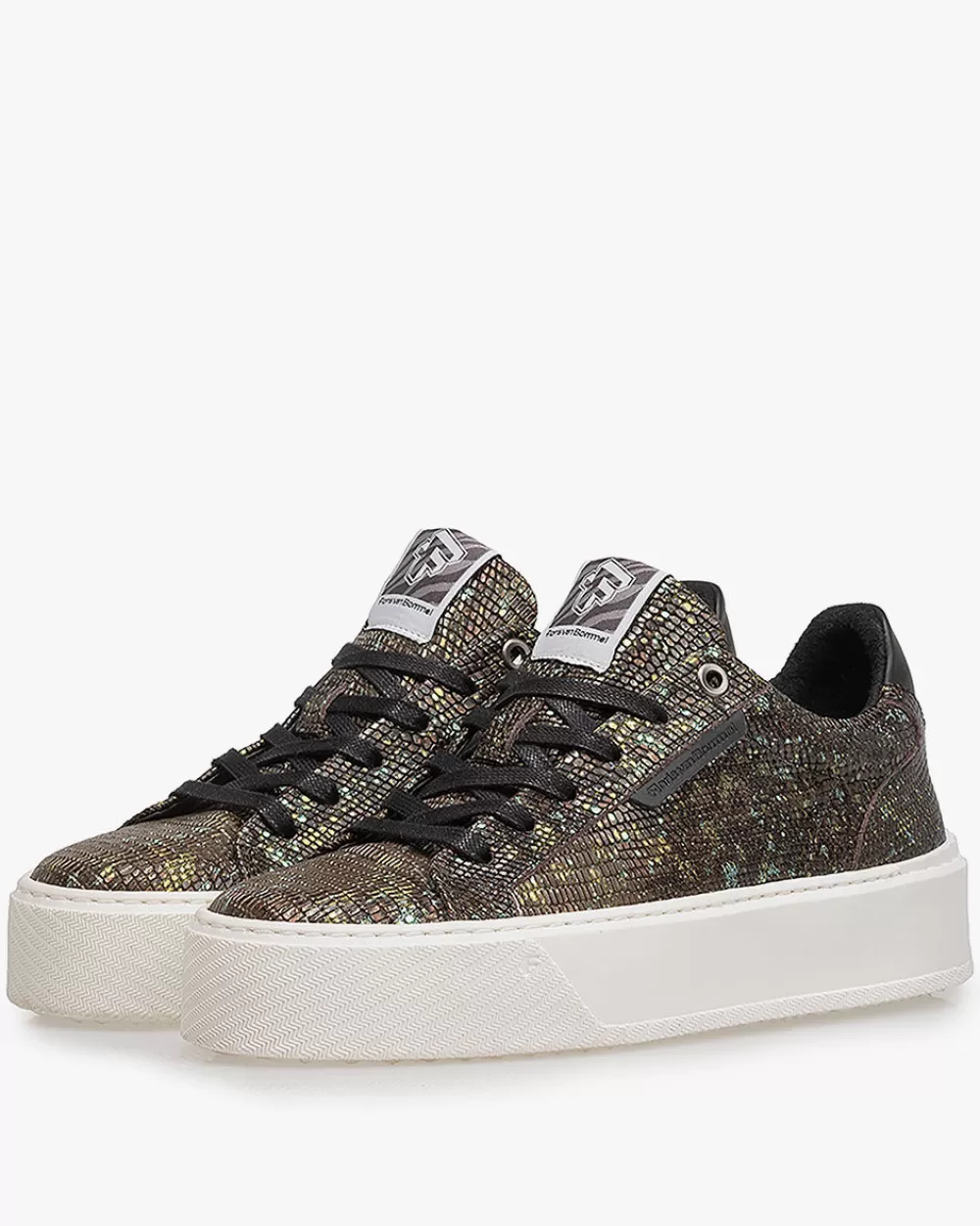 Floris van Bommel Weekend | Sneaker></noscript>Winni 01.21 Grün kombi